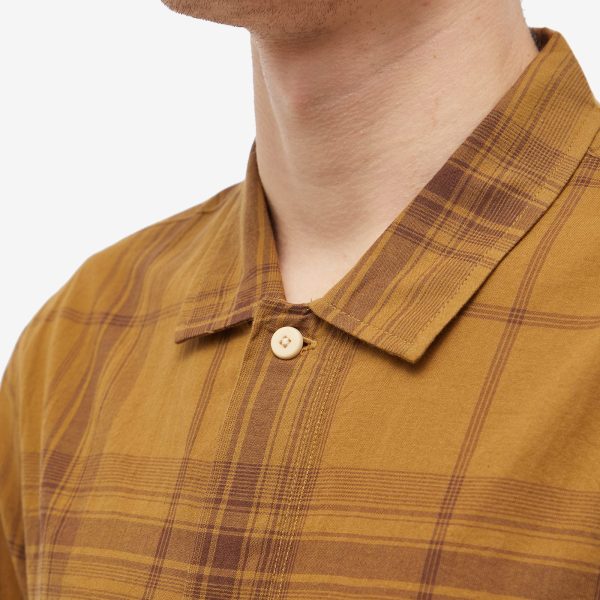 Folk Check Patch Shirt