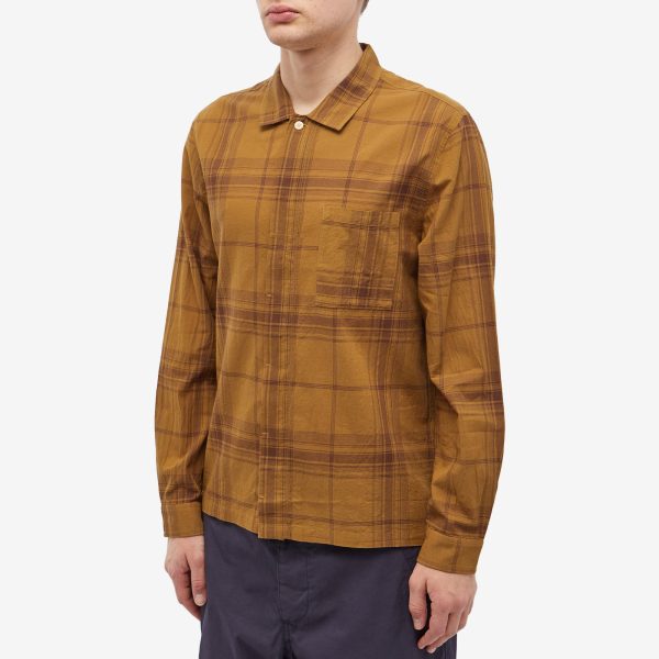 Folk Check Patch Shirt