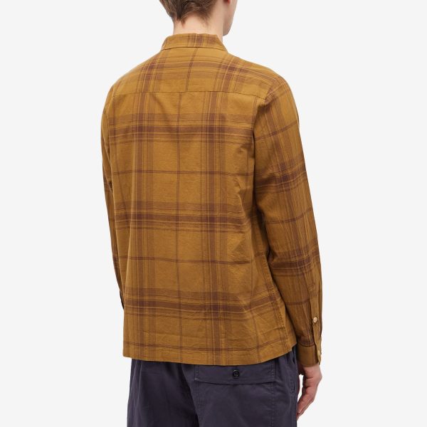 Folk Check Patch Shirt