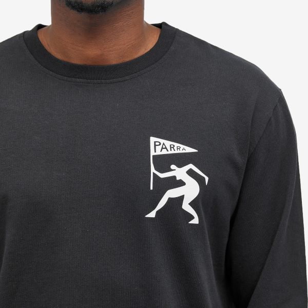 By Parra Neurotic Flag Long Sleeve T-Shirt