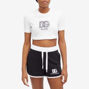 Dolce & Gabbana Logo Crop Baby Tee