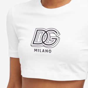 Dolce & Gabbana Logo Crop Baby Tee