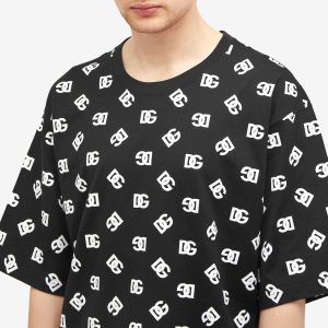 Dolce & Gabbana Monogram Logo Print T-Shirt