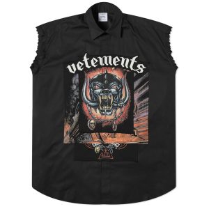 VETEMENTS Motorhead Sleeveless Jersey Shirt