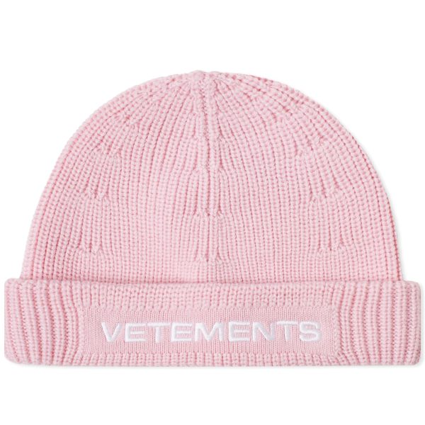 VETEMENTS Logo Beanie Hat