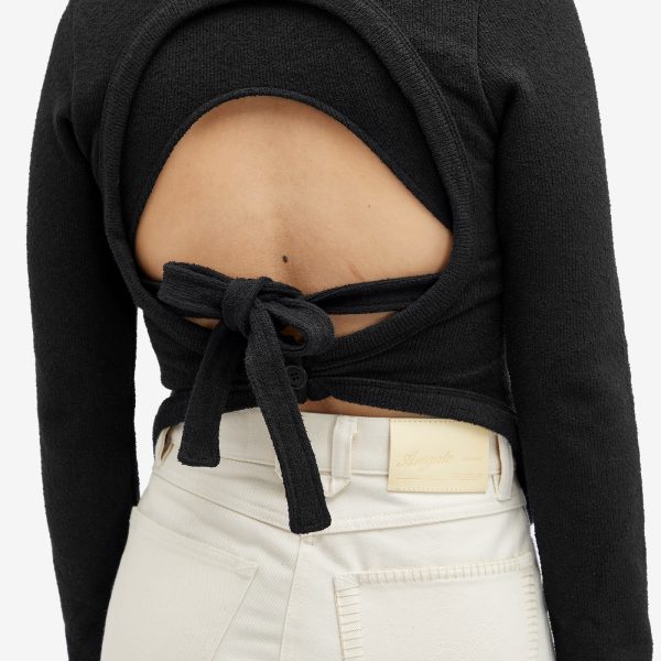 Axel Arigato Fleur Open-Back Top