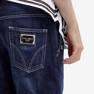 Dolce & Gabbana Plate Denim Jeans