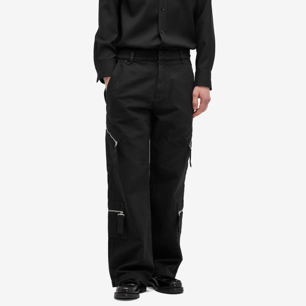 Jacquemus Marrone Cargo Trousers