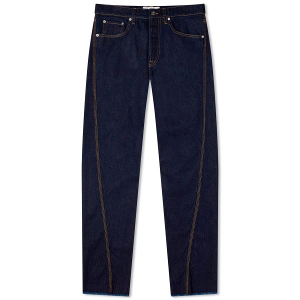 Lanvin Twisted Denim Jeans