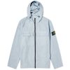 Stone Island Brushed Cotton Canvas Hooded Overshirt