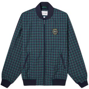 Lacoste Paris Logo Check Bomber Jacket