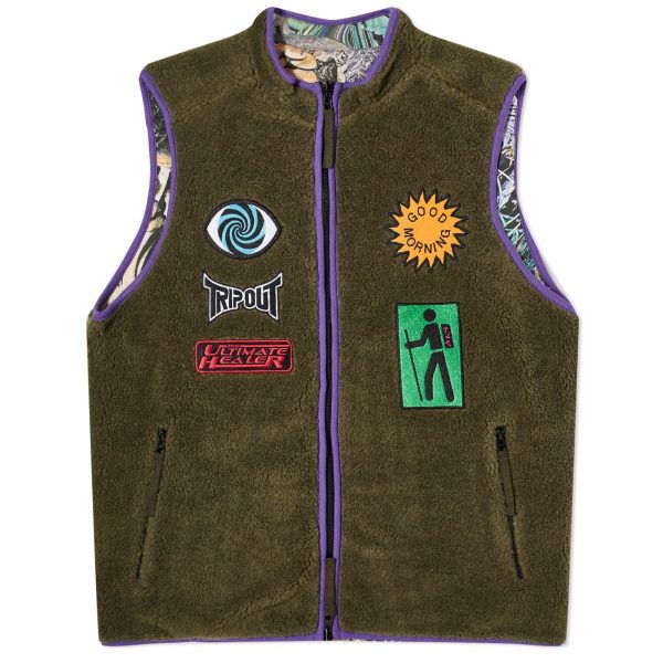 Good Morning Tapes Reversible Polar Fleece Vest