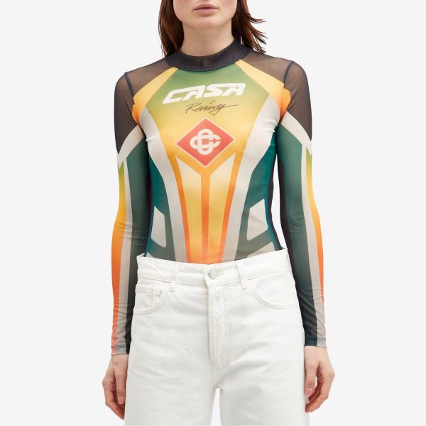 Casablanca Casa Racing Mesh Bodysuit