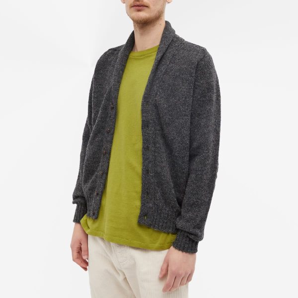 Jamieson's of Shetland Elbow Patch Shawl Collar Cardigan