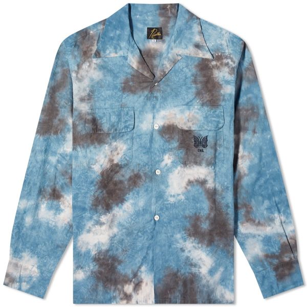 END. x Needles 'Indigo Wash' Vacation Collar Shirt