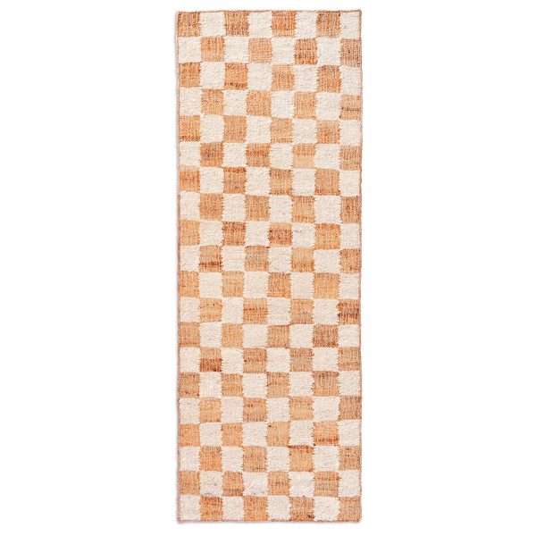 ferm LIVING Check Wool Jute Runner - 70x180cm