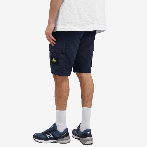 Stone Island Supima Cotton Cargo Shorts