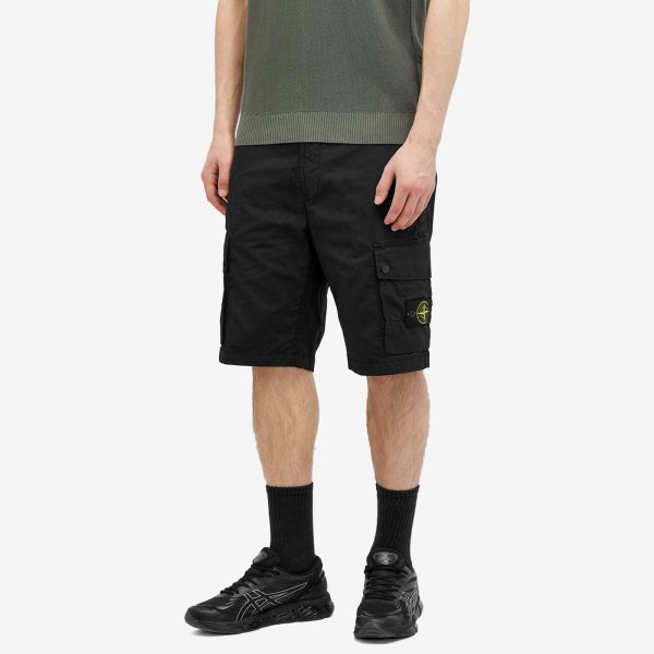 Stone Island Supima Cotton Cargo Shorts