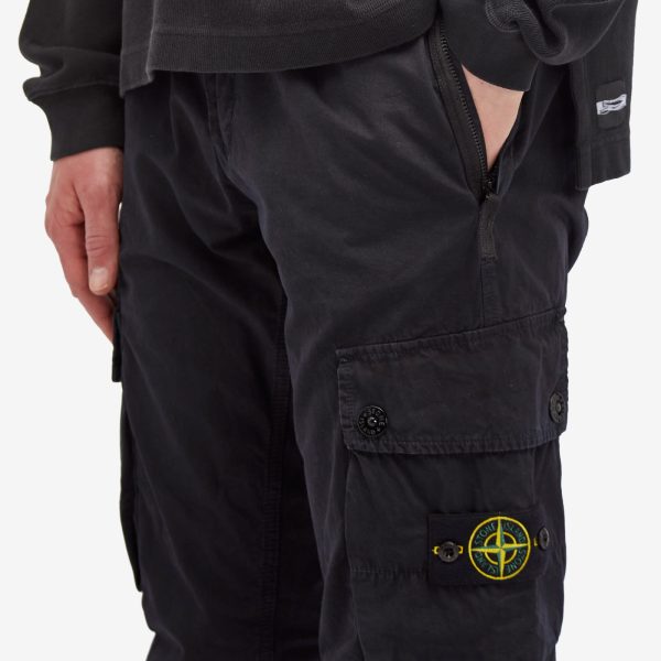 Stone Island Brushed Cotton Canvas Cargo Pants