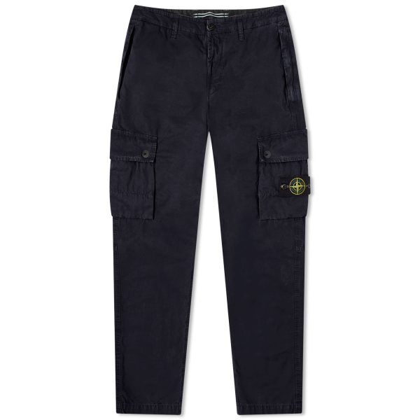 Stone Island Brushed Cotton Canvas Cargo Pants