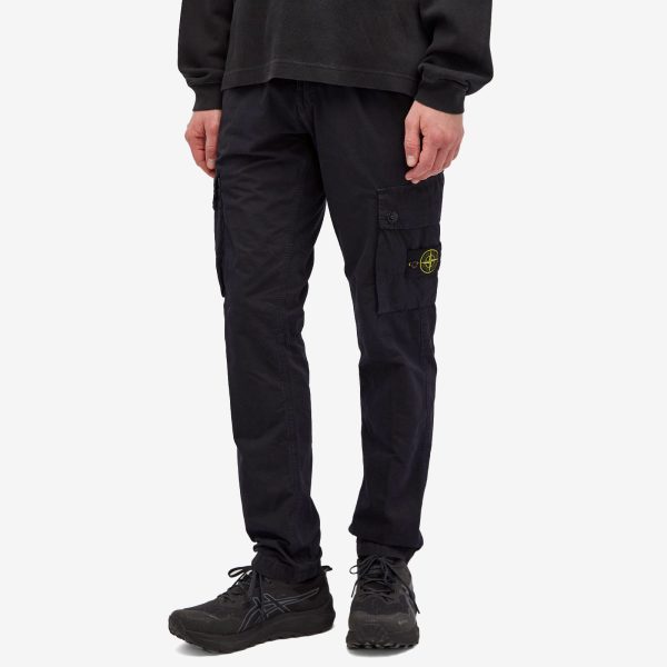 Stone Island Brushed Cotton Canvas Cargo Pants