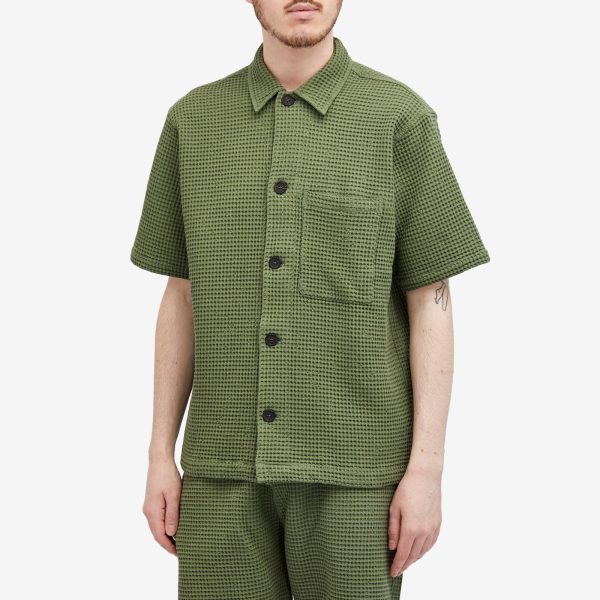 Universal Works Pike Waffle Short Sleeve Shirt