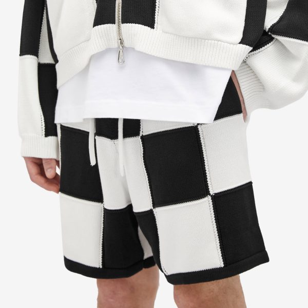 Cole Buxton Checkered Knit Shorts