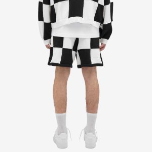 Cole Buxton Checkered Knit Shorts