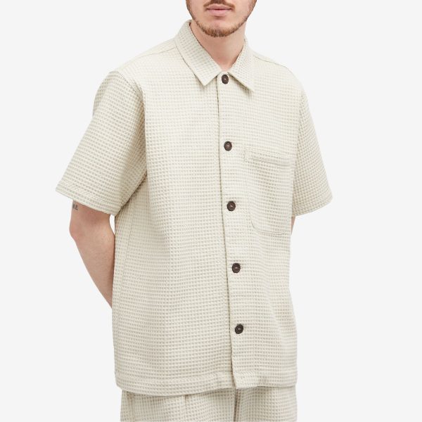 Universal Works Pike Waffle Short Sleeve Shirt