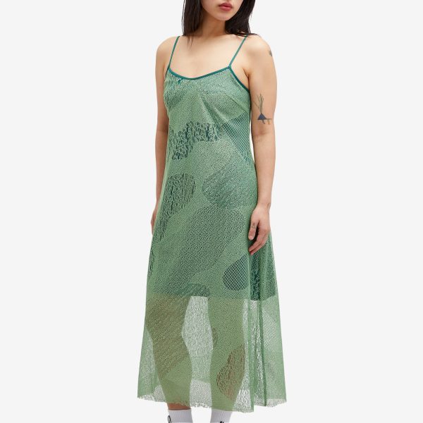 Brain Dead Engineered Cloud Mesh Slip Dress