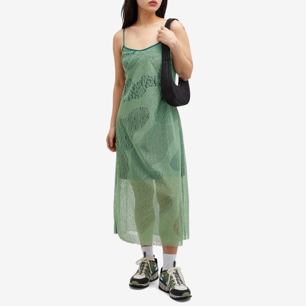 Brain Dead Engineered Cloud Mesh Slip Dress