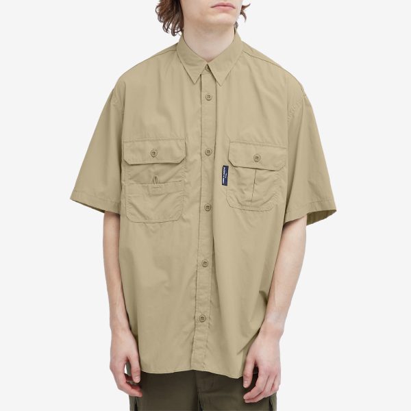 Comme des Garçons Homme Nylon Double Pocket Short Sleeve Shi