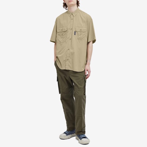 Comme des Garçons Homme Nylon Double Pocket Short Sleeve Shi