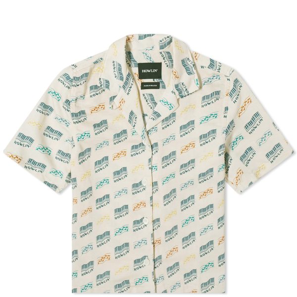 Howlin' Cocktail D’Amore Short Sleeve Shirt - Hemp Print