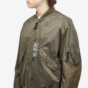 Comme des Garçons Homme 3 Layer Nylon Bomber Jacket