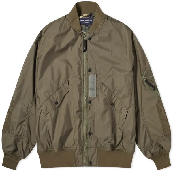 Comme des Garçons Homme 3 Layer Nylon Bomber Jacket