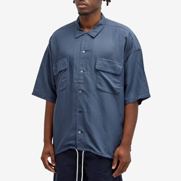 Nanamica Open Collar Cupra Hemp Shirt