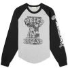 Aries Long Sleeve Aged Raglan Baseball T-Shirt