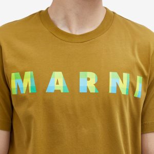 Marni Gingham Logo T-Shirt