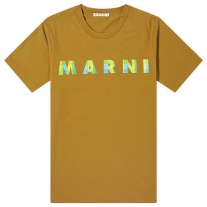 Marni Gingham Logo T-Shirt