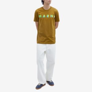 Marni Gingham Logo T-Shirt