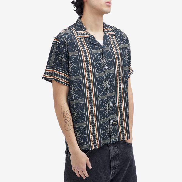 Deva States Cobweb Short Sleeve Vacation Shirt