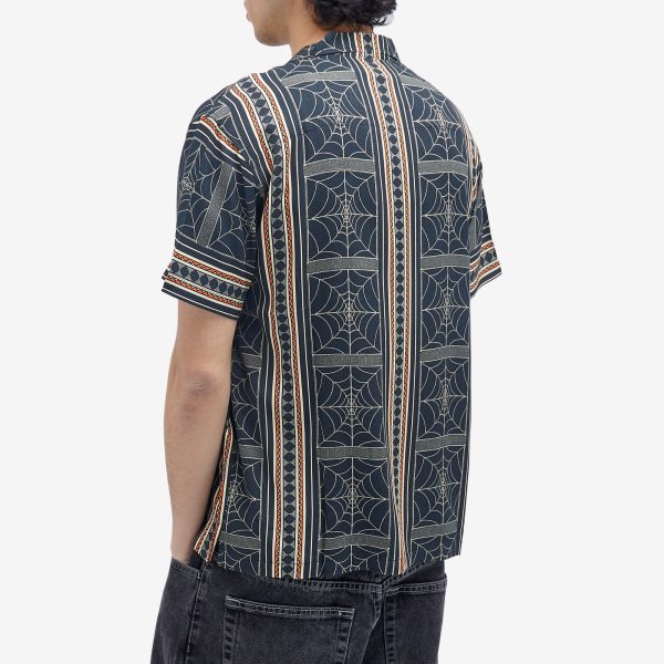 Deva States Cobweb Short Sleeve Vacation Shirt