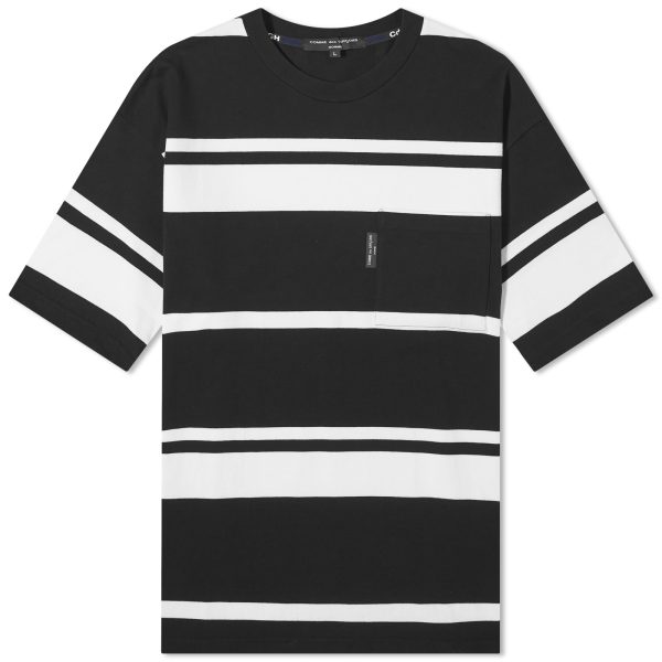 Comme des Garçons Homme Horizontal Stripe Pocket Tee