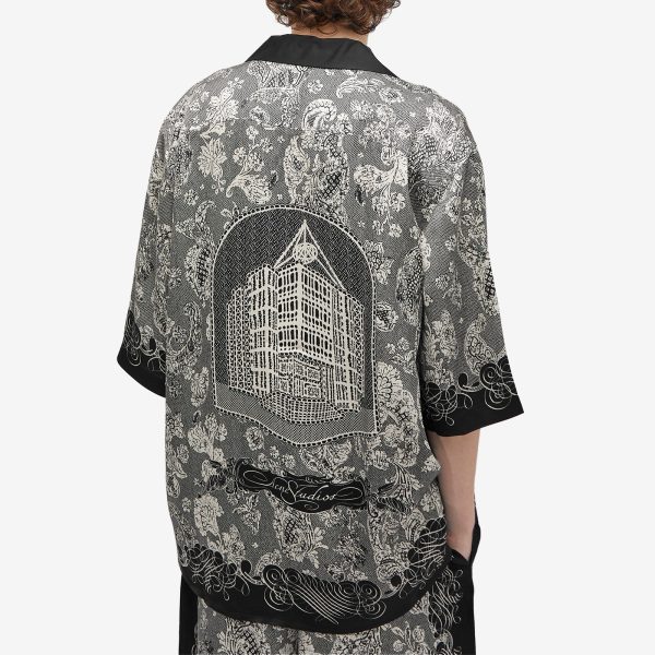 Acne Studios Sowen Building Print Vacation Shirt