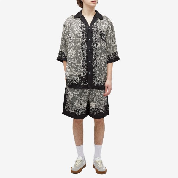 Acne Studios Sowen Building Print Vacation Shirt