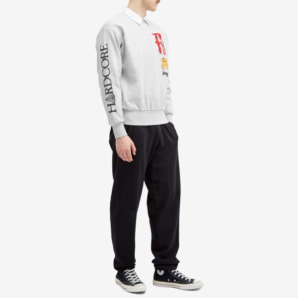 Aries College Cross Grain Crew Sweat