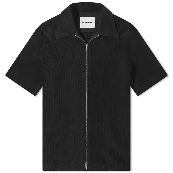 Jil Sander Plus Fine Cord Zip Short Sleeve Shirt