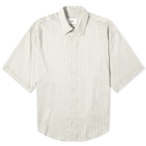 AMI Paris Boxy Short Sleeve Stripe Shirt