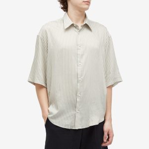 AMI Paris Boxy Short Sleeve Stripe Shirt